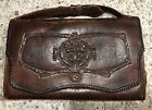Antique Arts And Crafts Era Hand Tooled Leather Purse Bag! Similar To Roycroft