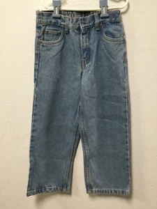 Basic Editions Boys Jeans Size 7 Regular Straight Fit Zip Button Front New Y9 - Picture 1 of 6