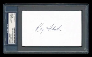 RAY FLOYD SIGNED INDEX CARD MINT PSA/DNA SLABBED AUTOGRAPHED MASTERS CHAMPION - Picture 1 of 1