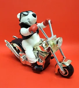 Born to Be Wild Plush Animated Motorcycle Polar Bear Lights & Music "DEMO VIDEO" - Picture 1 of 14