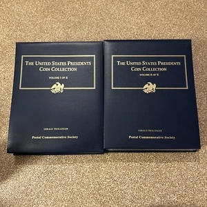 The U.S. Presidents $1 Coin Collection PSC 2-Album Set Complete - Picture 1 of 4