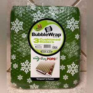 Duck Bubble Mailers, Cushion Mailers, Bubble Wrap, Christmas, 8.5x11, Lot of 3 - Picture 1 of 3