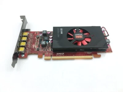 AMD FirePro W4100 2GB GDDR5 4x Mini Displayport PCI-e 3.0 Video Card - Image 1 of 4