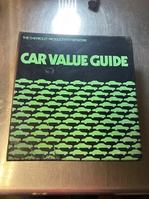 Chevrolet 1977 guía de valor de automóvil carpeta manual corvette camaro monte carlo monza Foto 1 de 3