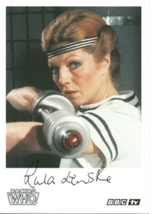 Doctor Who Autogramm: RULA LENSKA original signierte Castkarte - Bild 1 von 1