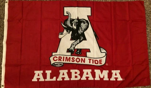 ALABAMA CRIMSON TIDE RED FLAG new 3x5ft superior quality fade resist us seller Cover