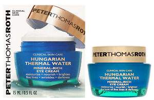 PETER THOMAS ROTH Hungarian Thermal Water Mineral Rich Eye Cream 0.5oz FULL SIZE