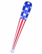 Gonfiabile USA Mazza da Baseball - Pipistrello Accessorio per Costume
