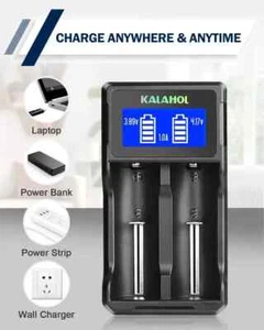 LCD Universal Intelligent Charger USB Input Brand New UK Stock - Picture 1 of 3