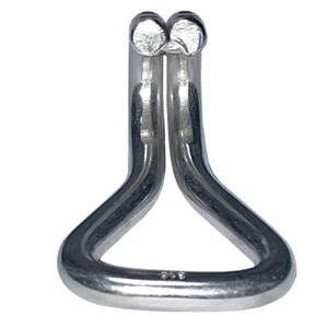 Gurtbandhaken für 25mm Gurtband V4A Edelstahl Haken - Bild 1 von 3