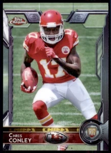 2015 Topps Chrome Chris Conley Rookie Kansas City Chiefs #159 - Picture 1 of 2