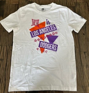 Los Angeles LA Dodgers Baseball MLB New Era T-Shirt Herren Größe Medium weiß Tee - Bild 1 von 7
