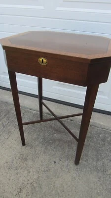 带状桃花心木写字台银色胸部优质钥匙  — 第 1/4 张图片