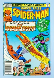 Marvel Tales Spider-Man #155 (1983) Antorcha Humana, Duende Verde! Quiosco VF/NM - Imagen 1 de 3