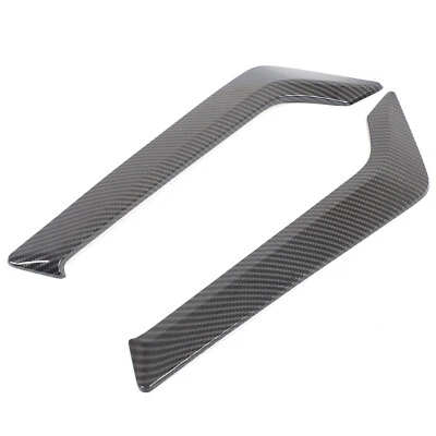 Fits 2016-2024 INfiniti Q60 Front Fender Air Vent Cover Molding ABS Carbon Fiber — 第 1/4 张图片