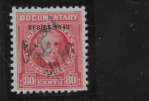 US Revenue, 1940, R299, documentario 80 cent., usato NG, NH, F/VF - Foto 1 di 1