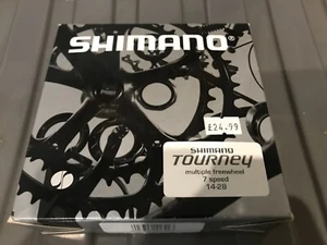 Shimano Tourney MF-TZ500 7 Speed Freewheel 14-28T MTB Bike Lightweight Screw On - Picture 1 of 1