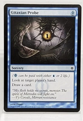 MTG Gitaxian Probe New Phyrexia #35Common LP Magic the Gathering - Image 1 of 2