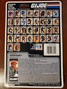 Vintage Downtown G.I. Scheda archivio Joe non tagliata 1988 - Foto 1 di 2