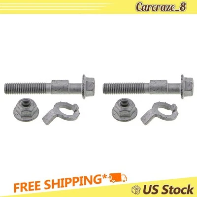 2x Kit de pernos de leva de alineación delantera para Mitsubishi Mirage 1,6 L 1985-1989 1991 1992 Foto 1 de 2