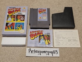 A Boy And His Blob (Nintendo Nes) Authentic Complete NES Box