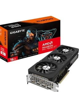 GIGABYTE Radeon RX 7600 XT GAMING OC 16G Graphics Card, 3x WINDFORCE Fans 16GB 1 - Picture 1 of 2