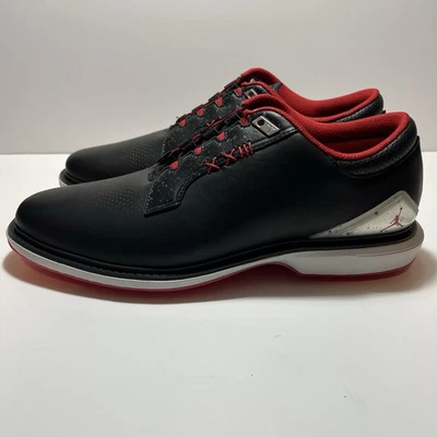 Nike Air Jordan ADG 5 Golf Shoes Black Fire Red Grey Mens Size 10 FQ6642-001 New - Image 1 of 4