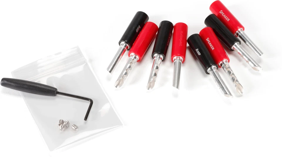 AudioQuest SureGrip 100 Banana connectors (silver) set of 8 - Image 1 of 1