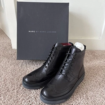 Marc by Marc Jacobs Women's calf wingtip Boots 36/6 - Image 1 of 4