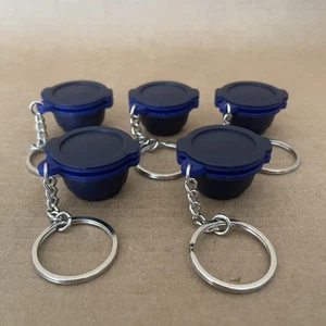 Tupperware Micro Urban Mill Miniature Keychain (Set of 5) Dark Blue #8294 New - Picture 1 of 5