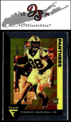 2021 Chronicles #FX-16 Terrace Marshall Jr. Flux Rookies Carolina Panthers - Image 1 of 2