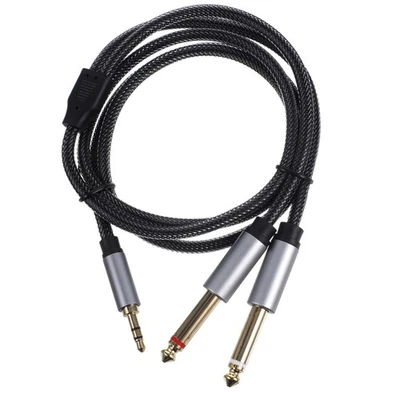 Divisor de audio TRS a cable para auriculares micrófono auriculares - Imagen 1 de 4