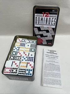 Double 12 Color Dot Dominoes (missing One Dominoes - Picture 1 of 3