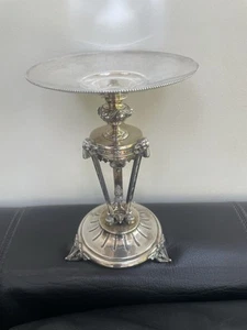 Smith Sissons & Co Silver Plate Rams Head Tazza c1850 - Picture 1 of 15