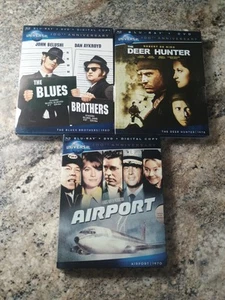 The Blues Brothers Deer Hunter Airport Blu Ray Lot 100th Anniversary Slip OOP - Picture 1 of 2