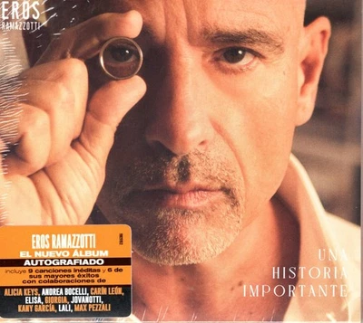 EROS RAMAZZOTTI - Una historia importante. Deluxe (2025) CD+SIGNED CARD - Image 1 of 3