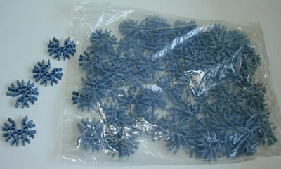 K'Nex Knex Metallic Blue Connector Parts - Image 1 of 4