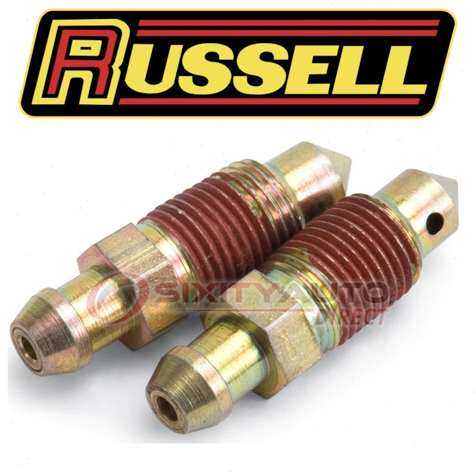 Russell Rear Brake Bleeder Screw for 1991-1997 Saturn SL1 - Pad Hardware yg Foto 1 de 4