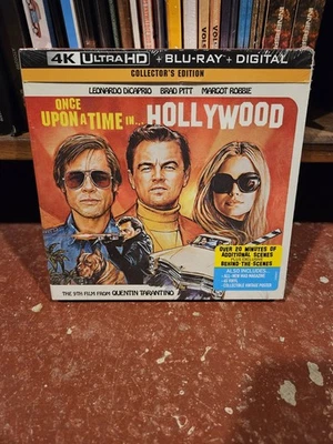 Once Upon a Time in Hollywood Collectors Edition (4K/Blu-ray/Vinyl, 2019) rare - Image 1 of 2