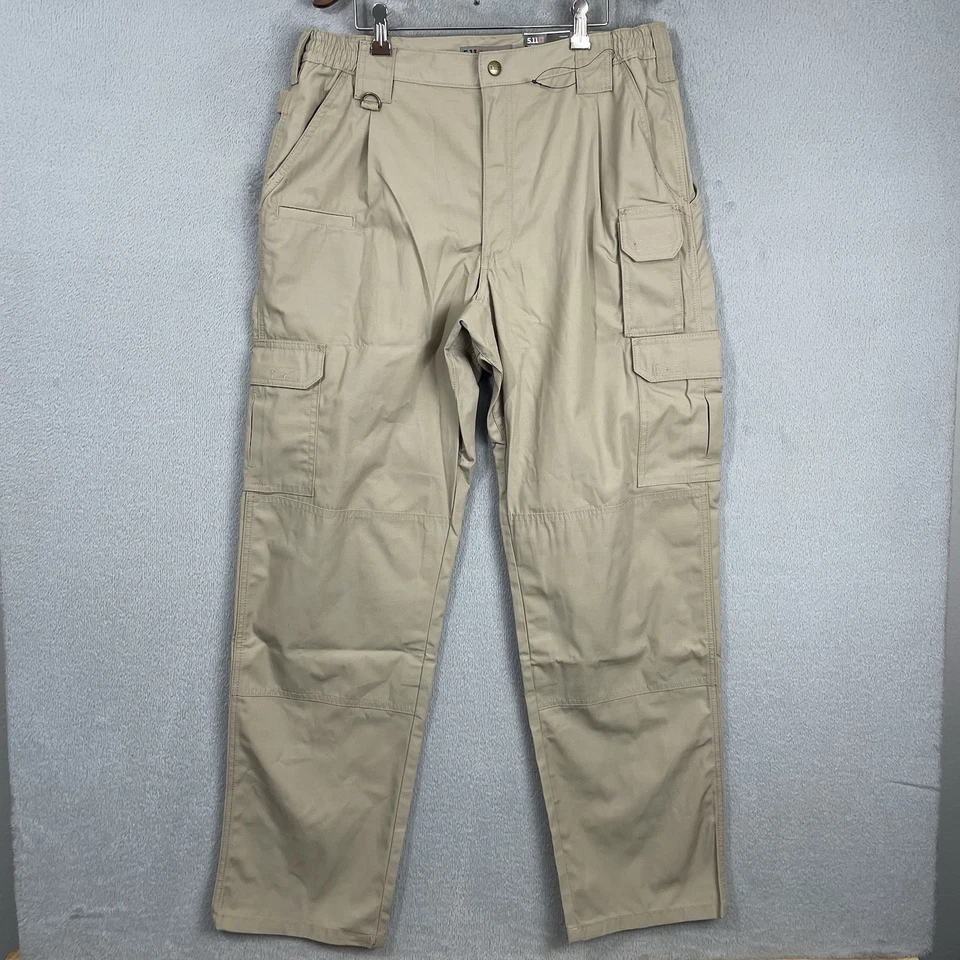 Pantalones tácticos 5.11 para hombre talla 36x34 marrón Taclite Pro cargo calce relajado nuevos con etiquetas Foto 1 de 4