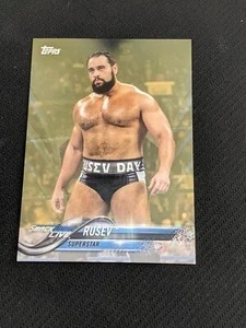 2018 TOPPS WWE RUSEV #168 #ed 2/10 GOLD - Picture 1 of 2