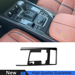 For Mazda CX-50 CX50 2023-2025 Carbon Fiber Car Central Shift Panel Frame Cover - Picture 1 of 5