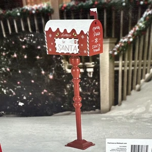 Mailbox letters to Santa with post 38 inch tall (XX) - Picture 1 of 6