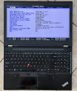 Lenovo ThinkPad P50 Xeon E3-1505M v5, 16gb, 1TB SSD, 15.6" 4K & Docking Station