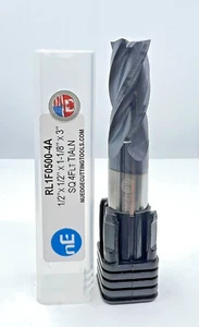 1/2" Carbide Endmill 4 Flute SQ TiAlN (CA3-A) - Picture 1 of 6