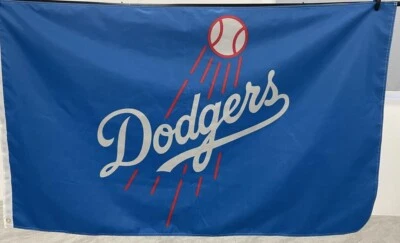Los Angeles Dodgers 3'x5' Flag Banner 2024 World Series Champions - Double Sided - Image 1 of 2
