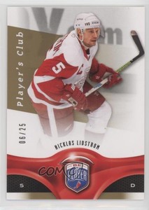 2009-10 Upper Deck Be a Player Player's Club /25 Nicklas Lidstrom #12 HOF