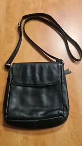 JOBIS DESIGNER WOMENS BLACK REAL LEATHER SATCHEL SHOULDER CROSSBODY HANDBAG - Picture 1 of 7
