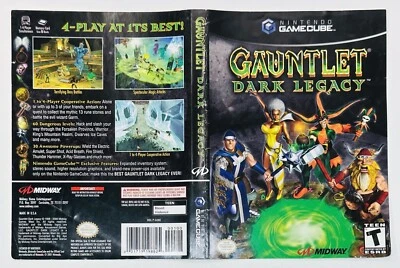Gauntlet Dark Legacy GAMECUBE ARTWORK Only NO GAME! FREE SHIPPING! — 第 1/3 张图片