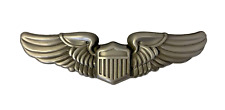 WW2 pattern United States Army Air Force PILOT wings FULL SIZE. Clutchback